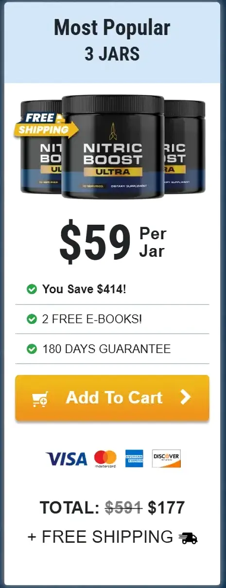 Nitric Boost Ultra three bottles order